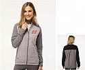 BB Emb - A547 - Adidas - Women's Heather Block Full-Zip Wind Jacket