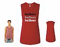 Baller x 3 - 8803 - Ladies Bella Muscle Tank
