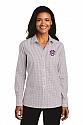 MHS - LW644 - Ladies Gingham Easy Care Button down