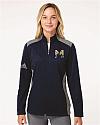 MISD NEW - A529 - Adidas - Women's Textured Mixed Media Full-Zip Jacket