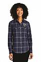 STAFF Reaves - LW672 - Ladies Ombre Plaid Buttondown