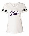 WHS Baseball - A - 3537 - Womens Vneck Jersey Tee