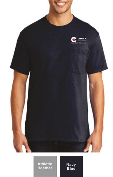 TechMC-RC-Grounds - E - PC55P  Short Sleeve Pocket Tee