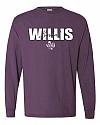 WHS Baseball - D - GDH200 - Garment-Dyed Long Sleeve T-Shirt