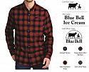 BlueBellStaff - EB610 - Eddie Bauer Mens LS Fav Flannel Plaid Shirt