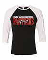 FBMS ------ SB - 3200 - Bella Canvas 3/4 Sleeve Baseball Tee