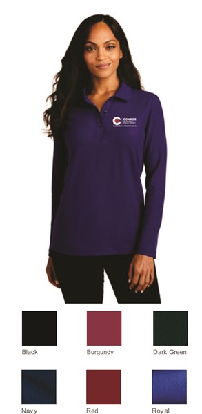 Supervisors Office Staff - F L500LS Ladies L/S Polo