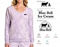 BlueBellStaff - LPC140V - Port & Co Beach Wash TieDye Vneck Fleece