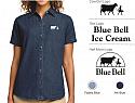 BlueBellStaff - LSP11 - Port & Co Womens Short Sleeve Value Denim Shirt