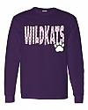 Wildkats - 5400 - Checkered Spirit Gildan Long Sleeve