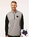 WHS Golf - A522 - Adidas - Heather Block Print Quarter-Zip Pullover